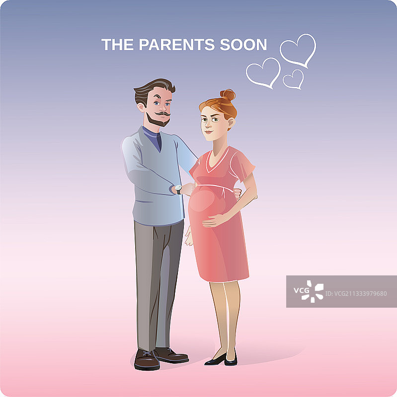 未来父母概念图片素材