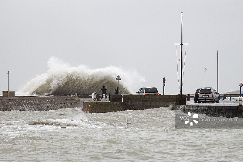 辛西娅：2010年2月横扫西欧的强烈风暴图片素材