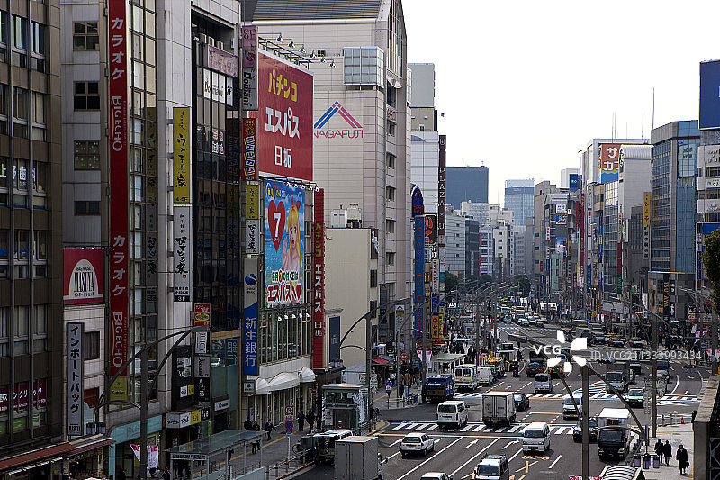 日本东京上野区图片素材