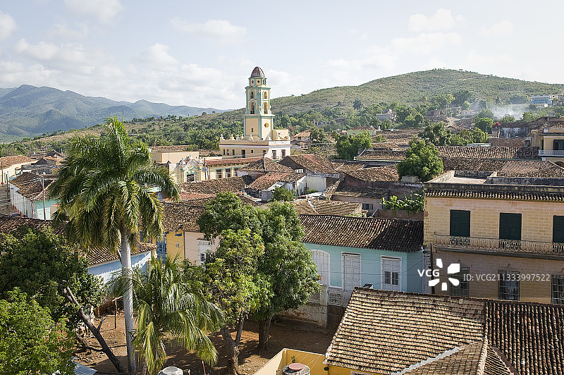 古巴特立尼达圣弗朗西斯科教堂和修道院图片素材