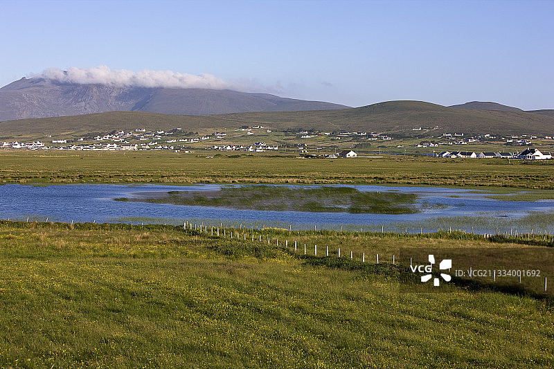 爱尔兰阿基尔岛的风景图片素材