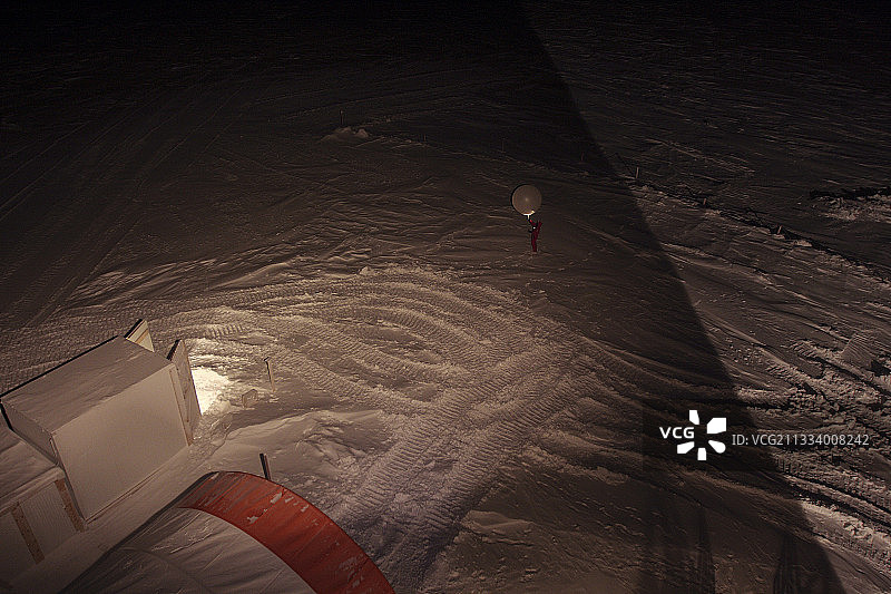 气球释放PTU（压力、温度、湿度）图片素材