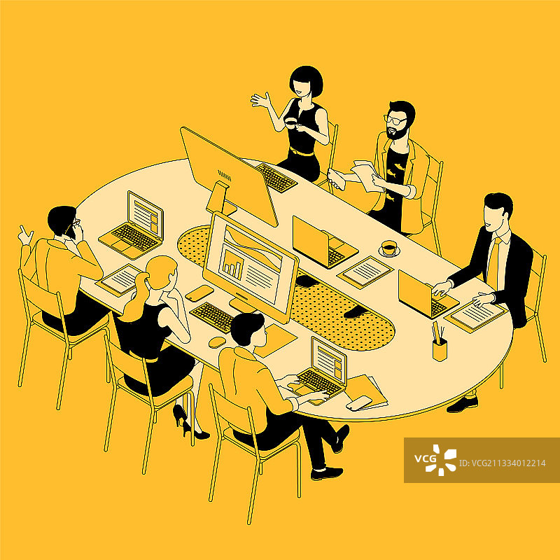 团队合作有效合作概念图片素材