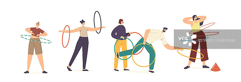 成年男女一起锻炼图片素材