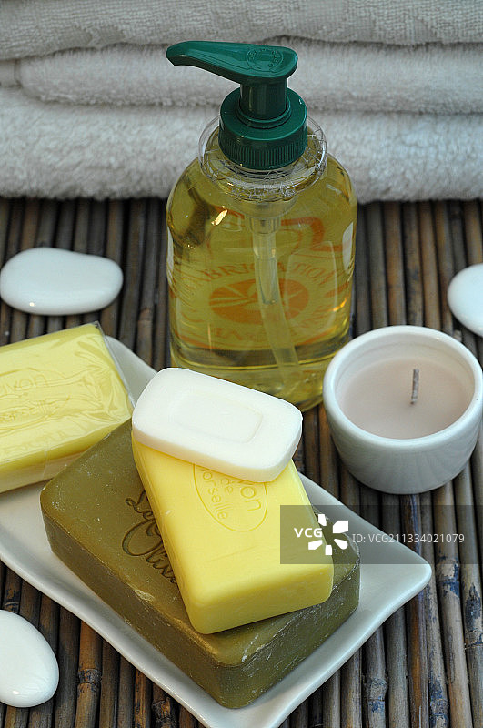 各种液体和固体肥皂图片素材