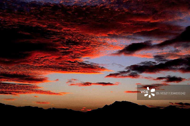 西班牙加泰罗尼亚日落图片素材