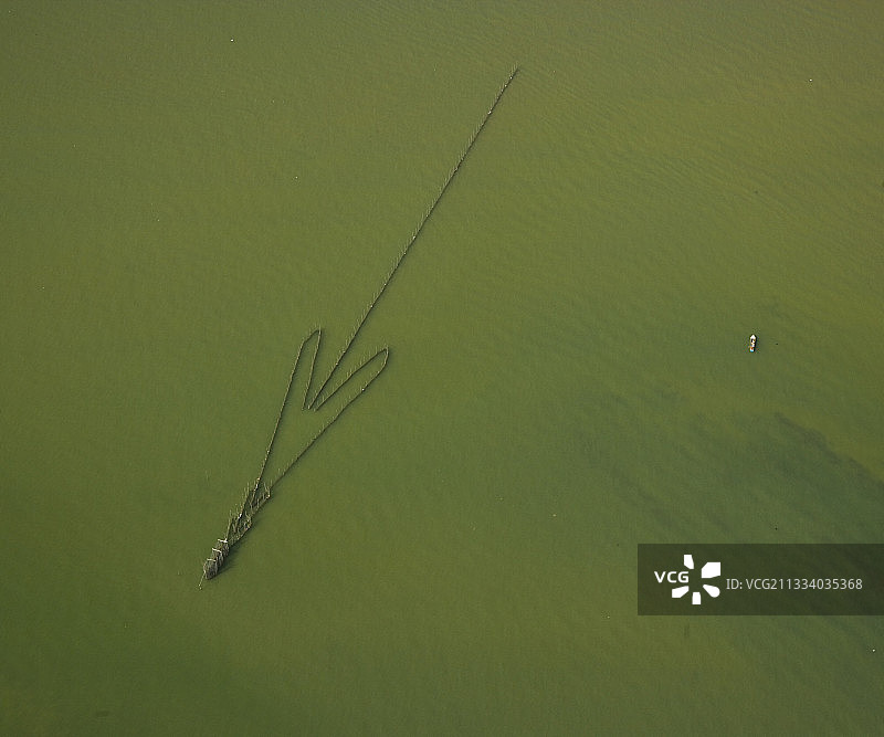 婆罗洲京那巴当岸河的渔网图片素材