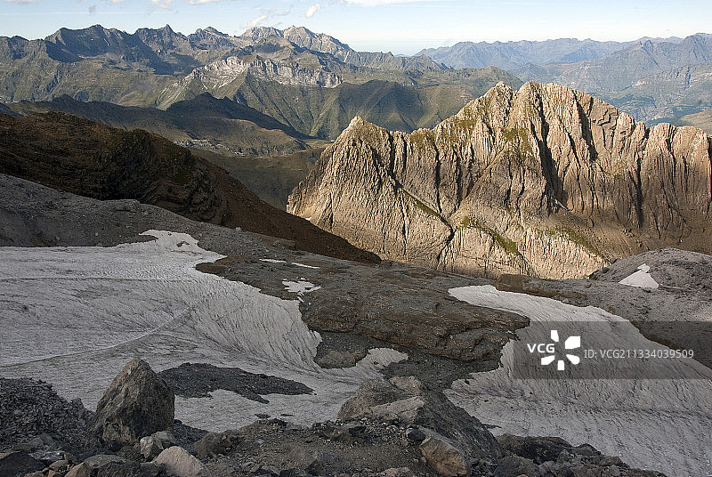 冰川遗迹近景图片素材