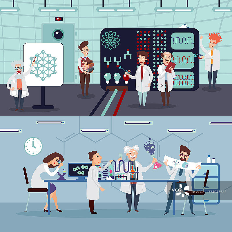 科学研究横幅图片素材