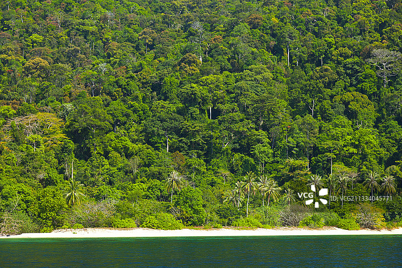 达鲁岛国家海洋公园的阿当岛海岸，泰国图片素材