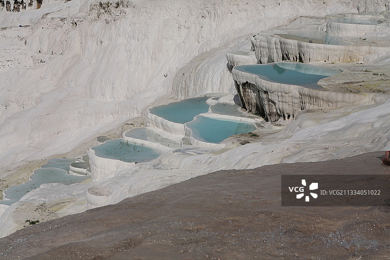 土耳其棉花堡遗址图片素材