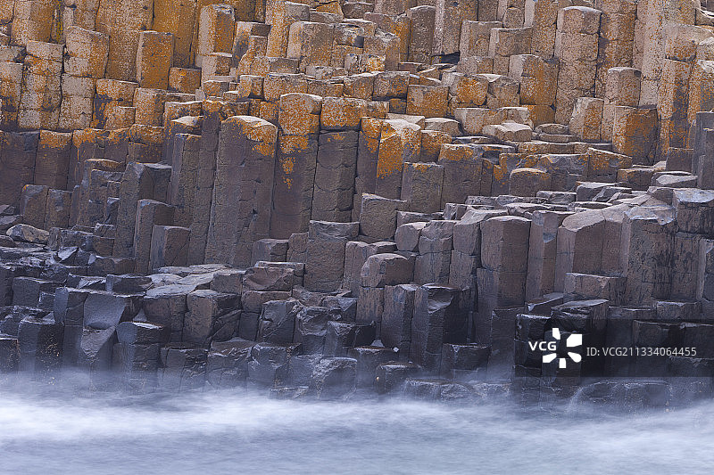 北爱尔兰的巨人堤图片素材