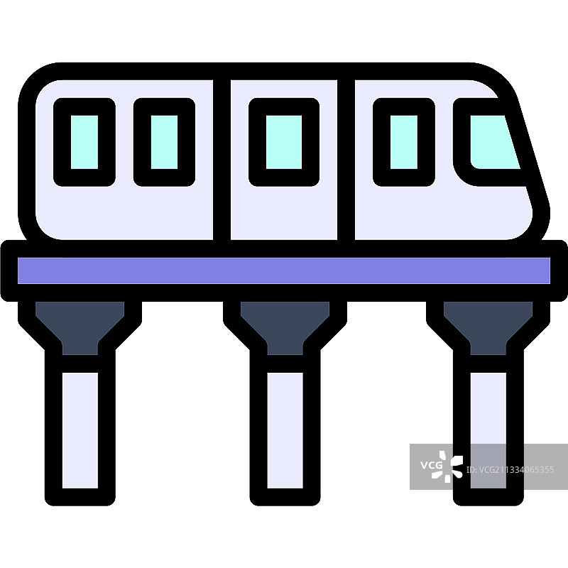 轻轨图标交通运输相关图片素材