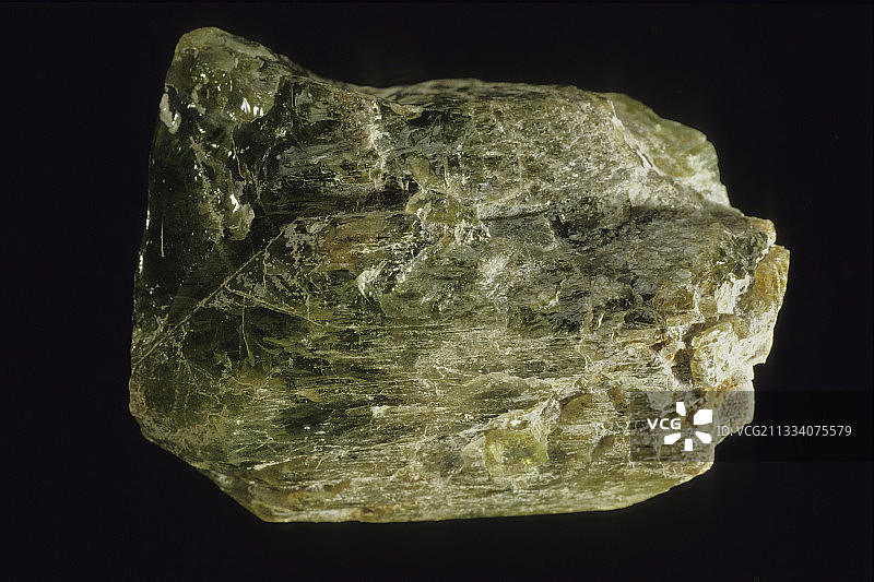 长度：6厘米，矿业学校收藏，硅酸盐矿物图片素材