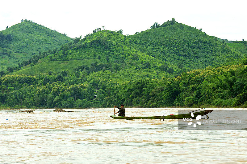 湄公河支流图片素材
