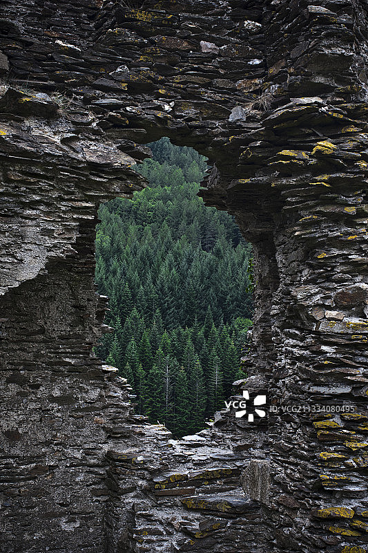 塞文山脉史蒂文森小径上的遗址，法国图片素材