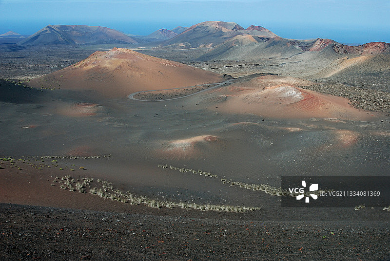 兰萨罗特岛蒂曼法亚国家公园景观图片素材