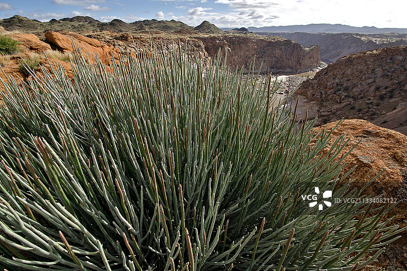 南非奥兰治河奥格拉比斯瀑布国家公园图片素材