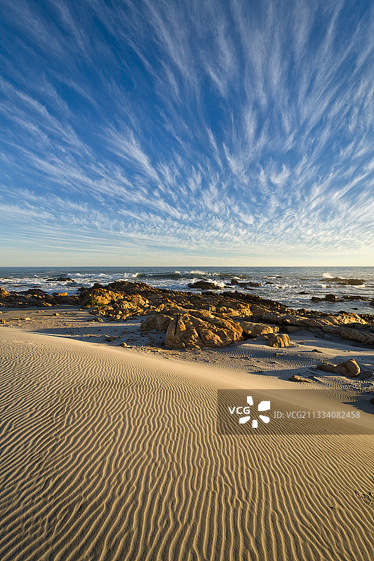 南非纳米夸国家公园海岸的黄昏图片素材