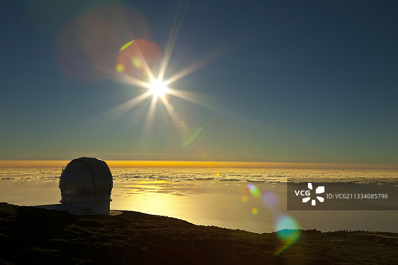 加那利大型望远镜图片素材