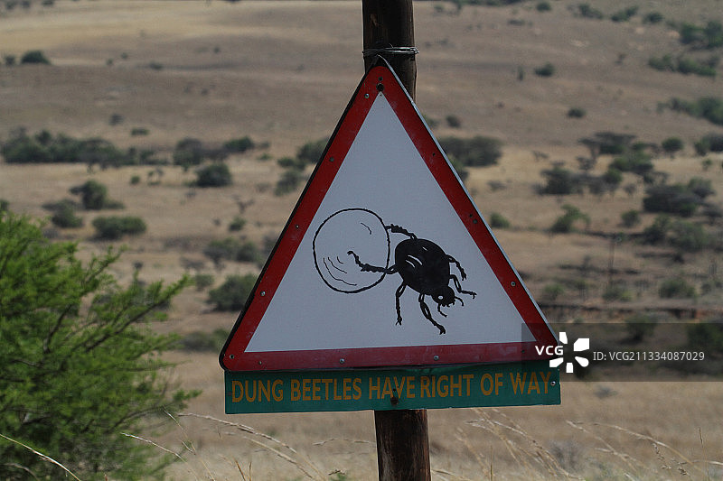 南非保护协会成员路标图片素材