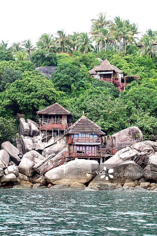 涛岛：以旅游业为主的岛屿图片素材