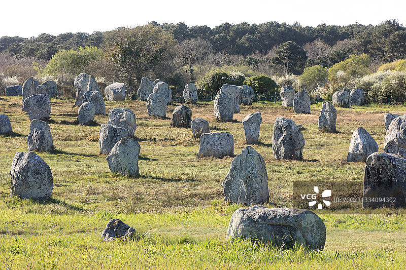 卡纳克巨石阵图片素材