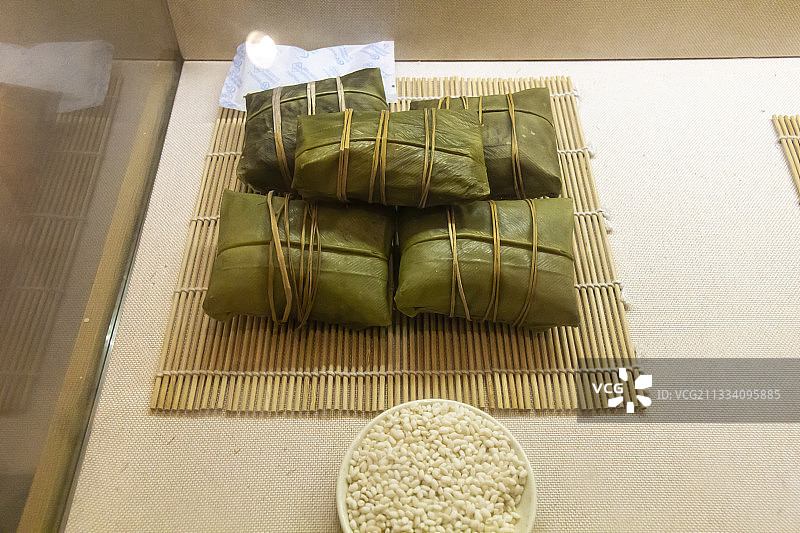 浙江嘉兴粽子文化博物馆“厦门烧肉粽”图片素材