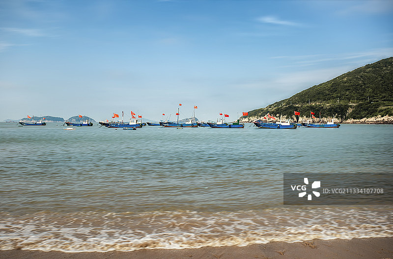 舟山东海捕鱼船图片素材