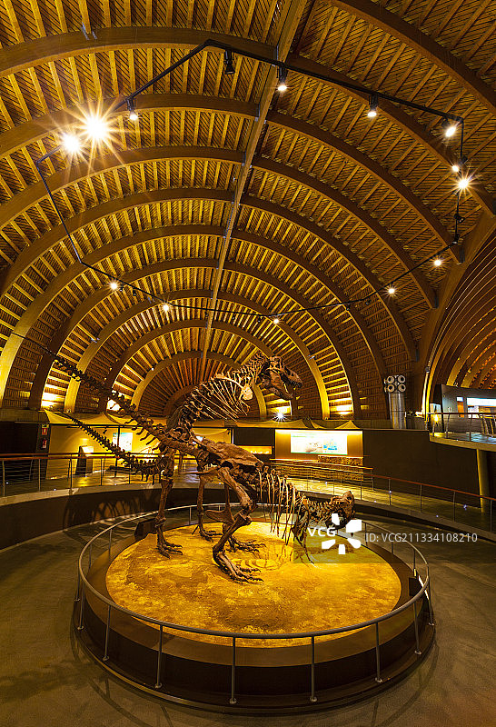 阿斯图里亚斯侏罗纪博物馆，西班牙科伦加议会图片素材