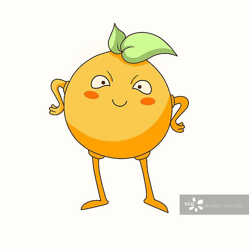 可爱橙（2）图片素材