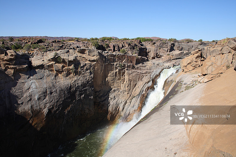 奥格拉比斯瀑布，南非图片素材