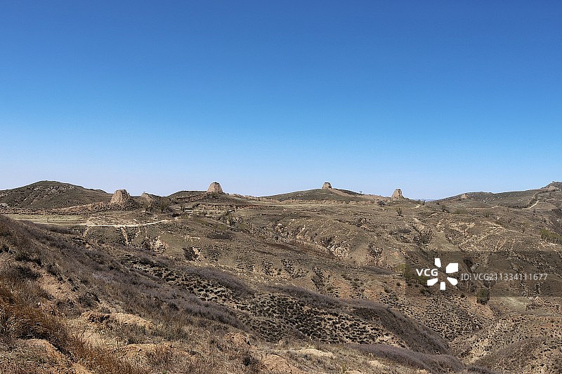 采凉山古长城 大同图片素材