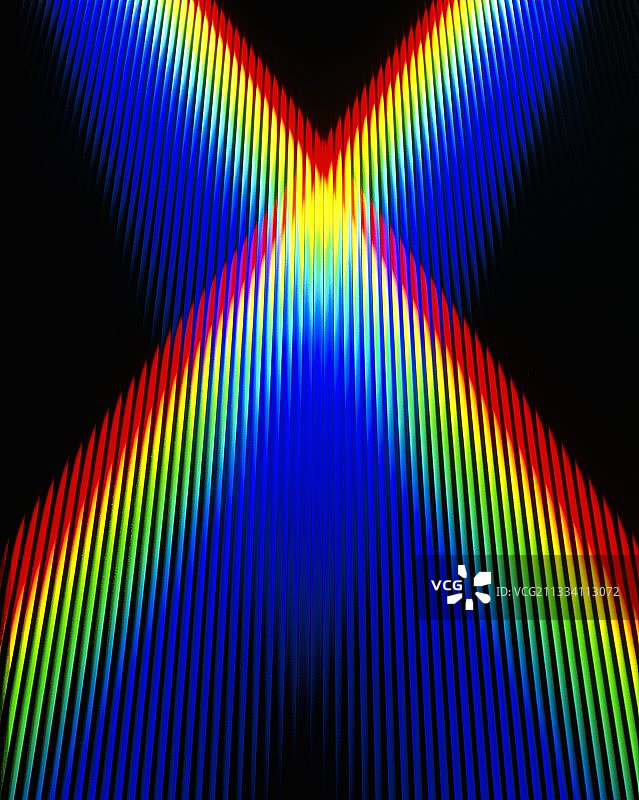 彩色光线的光谱图片素材