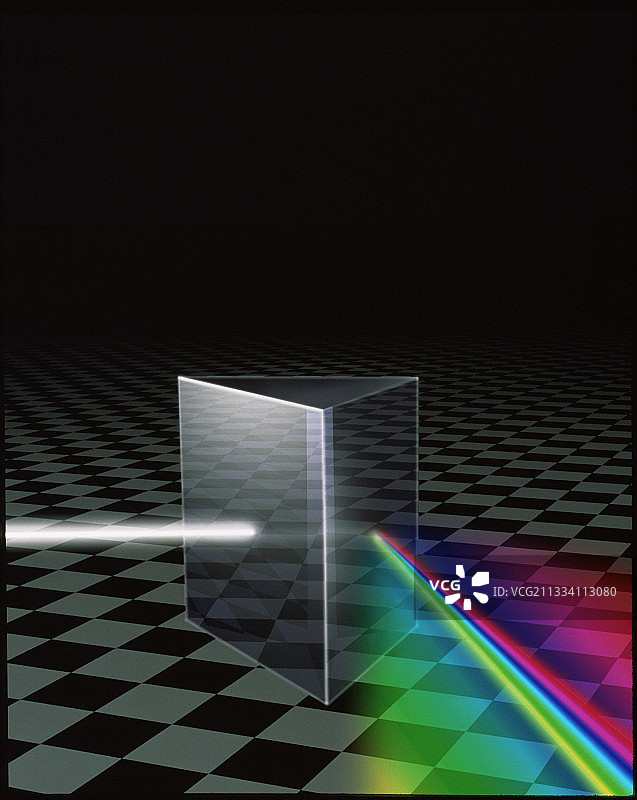 光线折射图片素材