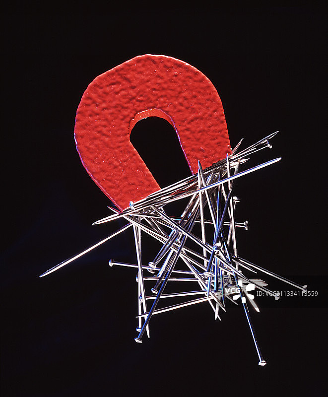 马蹄铁磁铁图片素材