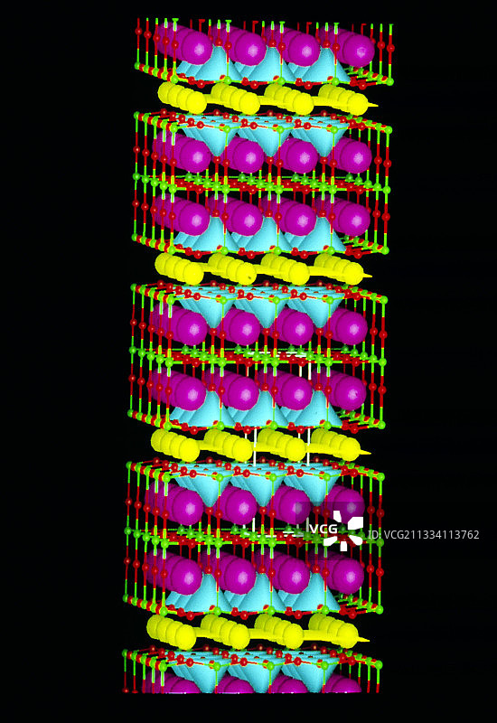 YBaCuO超导体艺术图片素材