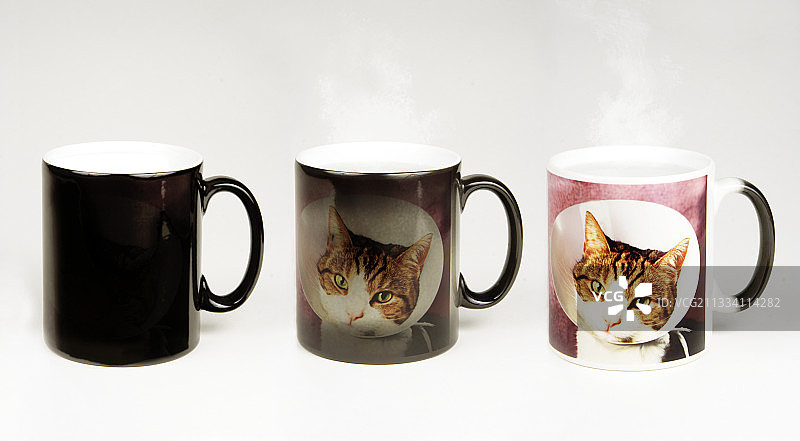 变色 термоchromic 马克杯图片素材