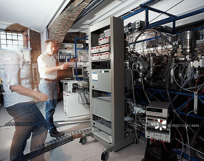 量子纠缠设备图片素材