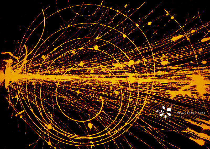 氧离子碰撞的流光室照片图片素材