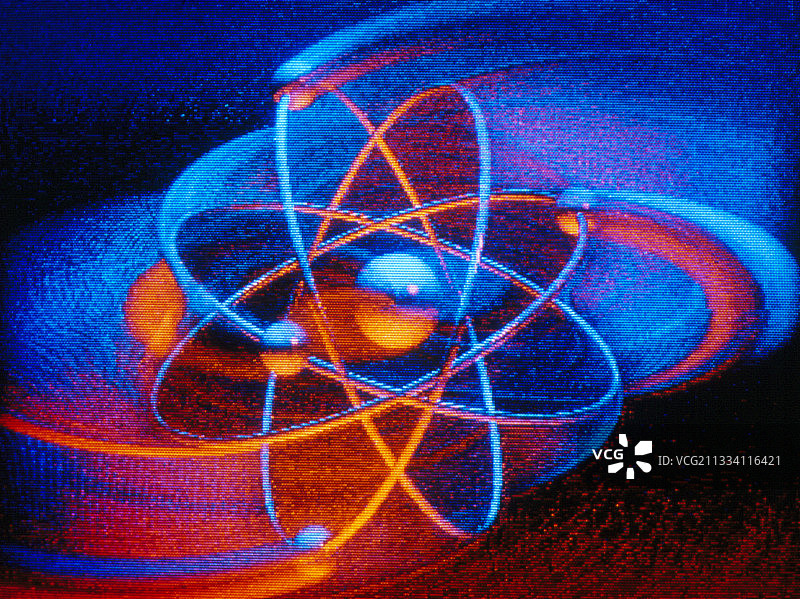 铍原子结构艺术图图片素材