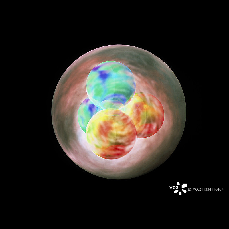 氦核或α粒子艺术图片素材