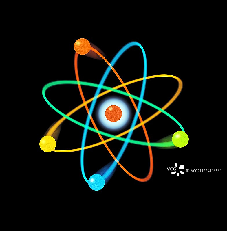 原子结构图片素材
