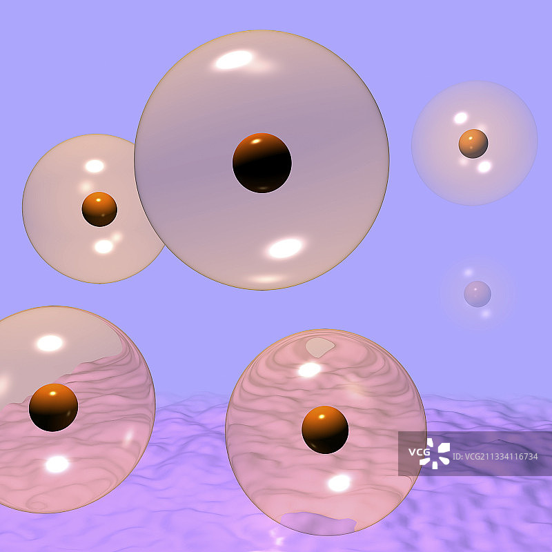 氦原子电脑艺术作品图片素材