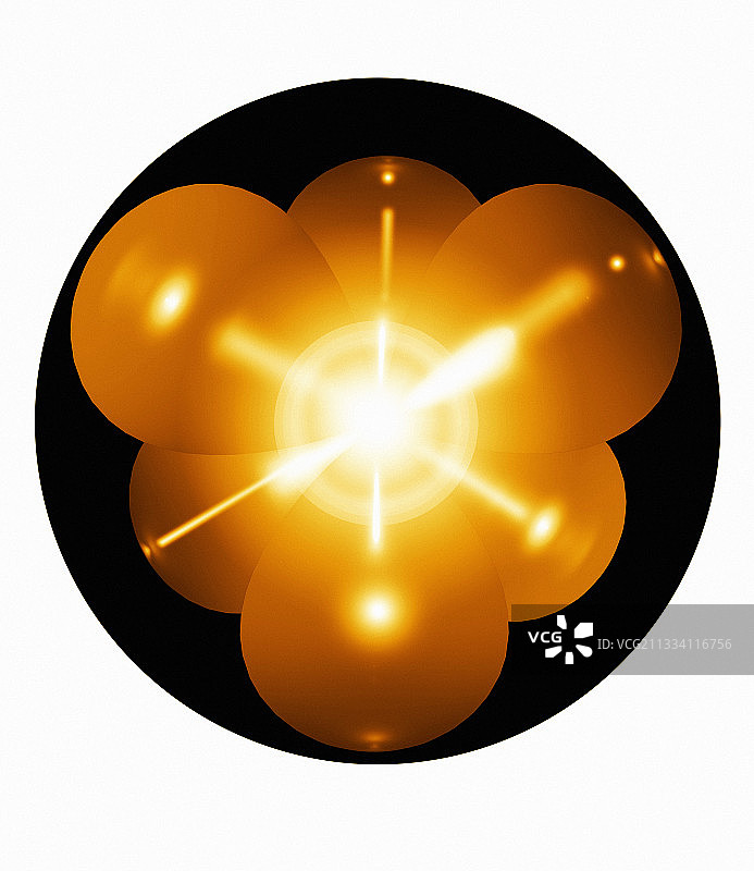 氖原子艺术图图片素材