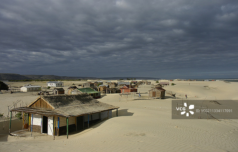 马达加斯加渔村图片素材