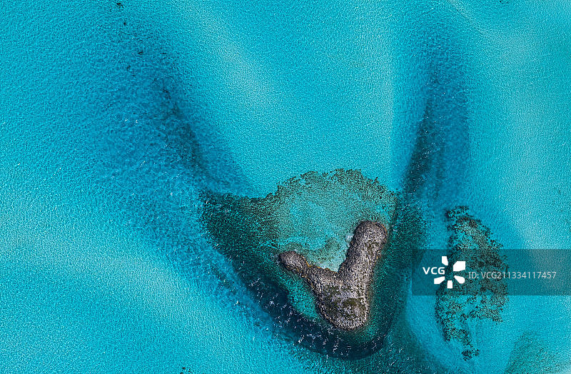 巴哈马群岛及其泻湖鸟瞰图片素材