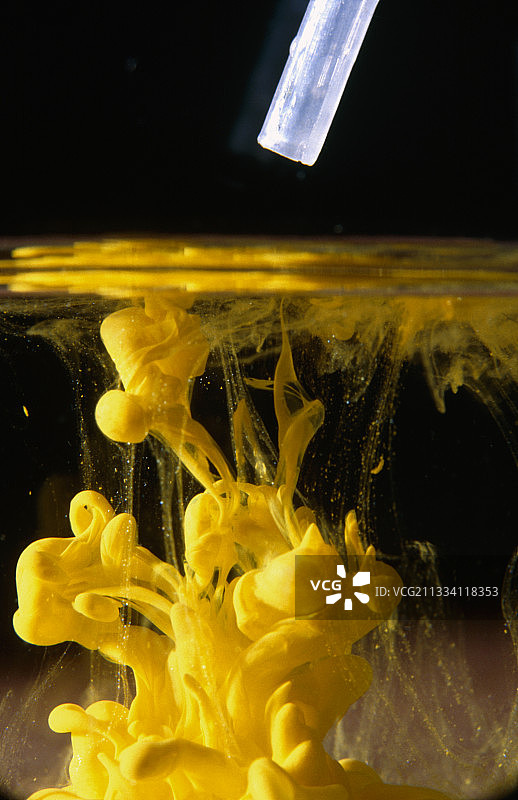 碘化铅的沉淀图片素材