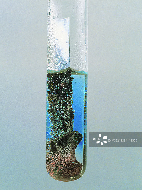 锌置换铜图片素材