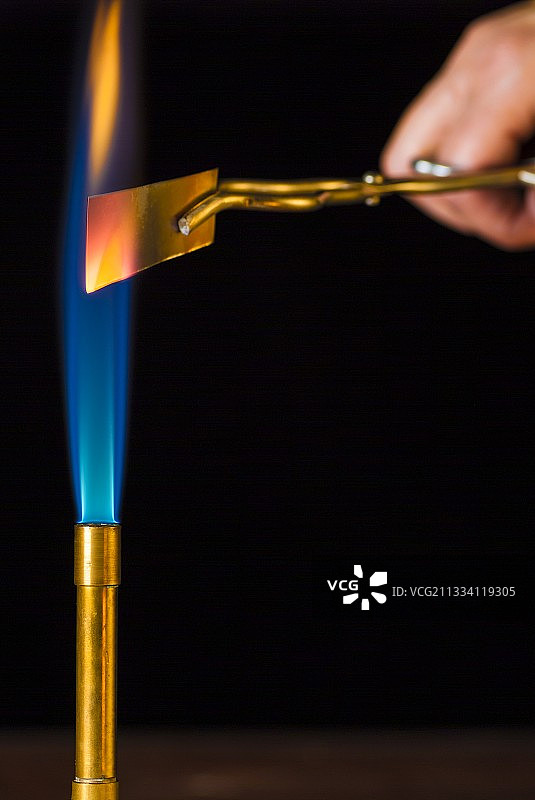 铜氧化实验图片素材